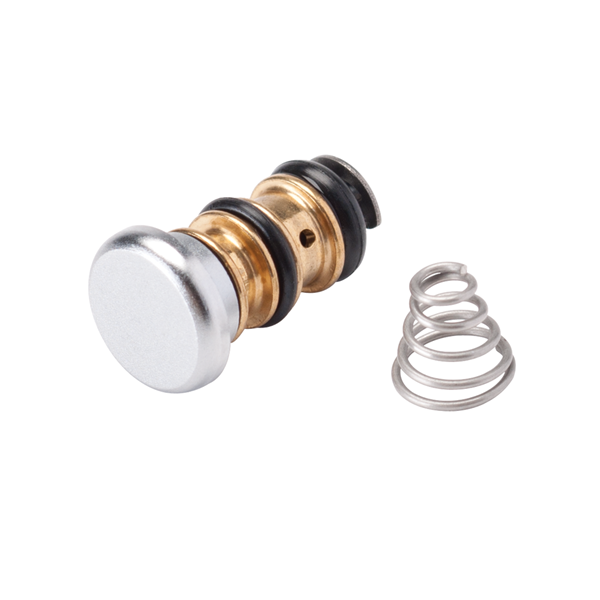 DCI 3085 syringe button with spring for quick clean syringe